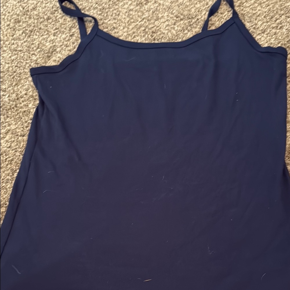 NOBO Blue Fitted Sleeveless Camisole Top